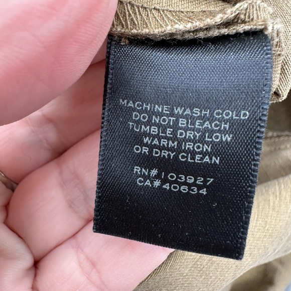 MARC BY MARC JACOBS Military green woman cotton midi utility luxury boho dress M - Picture 12 of 16